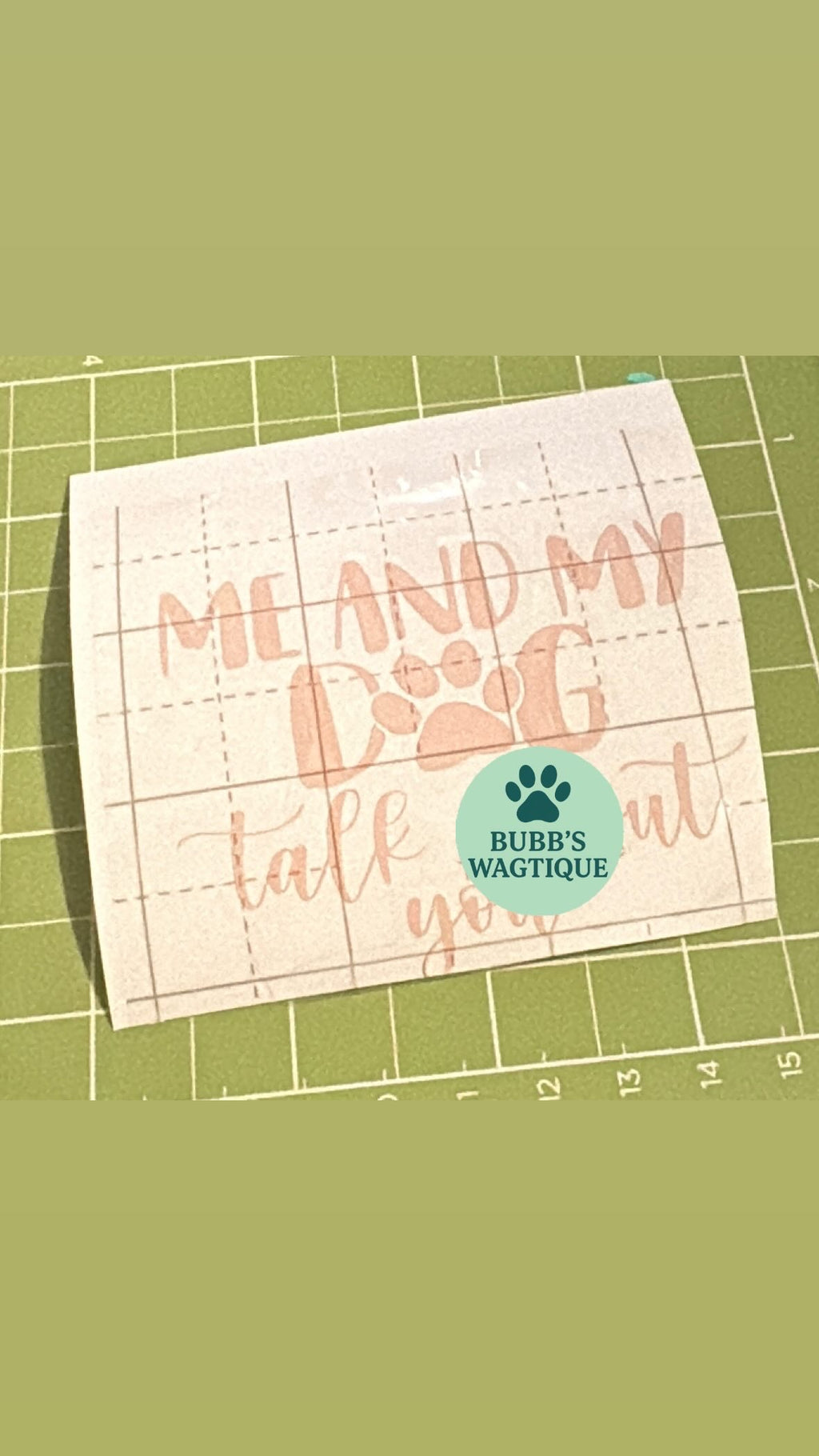 Cup Vinyl Decal (Label only)