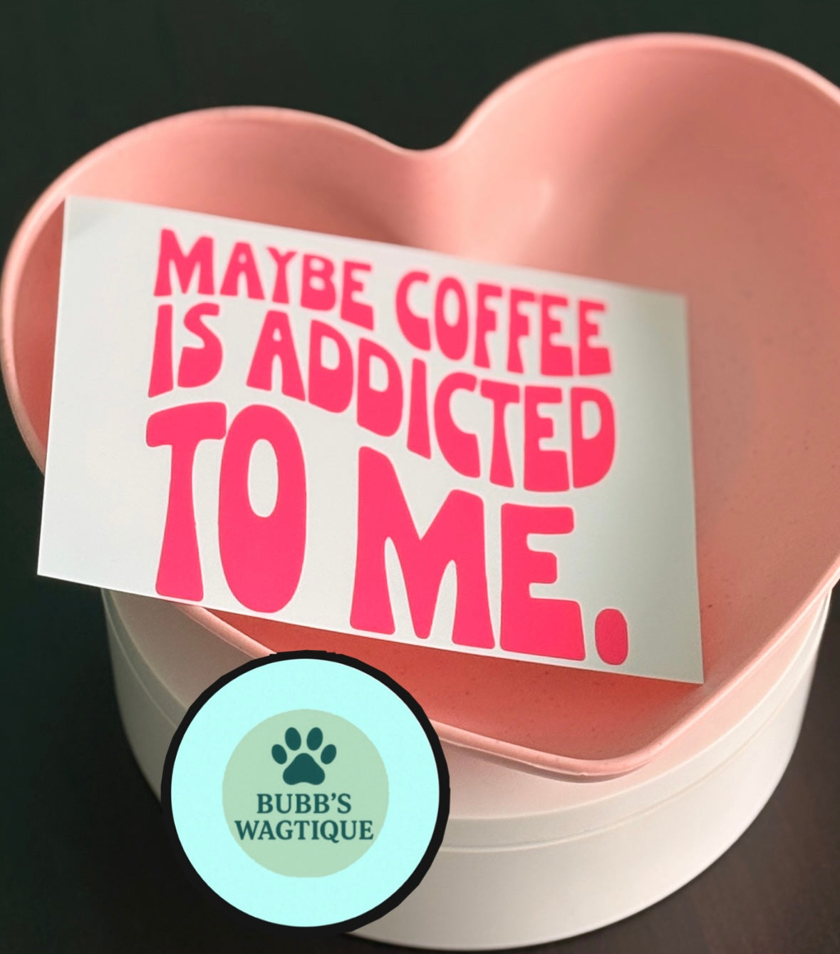 Cup Vinyl Decal (Label only)